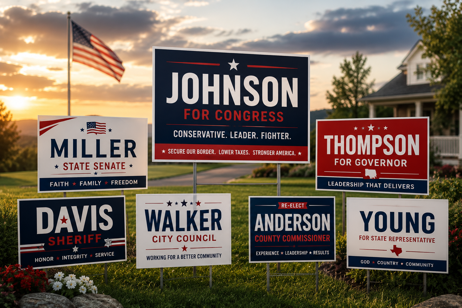 Campaign Yard Signs