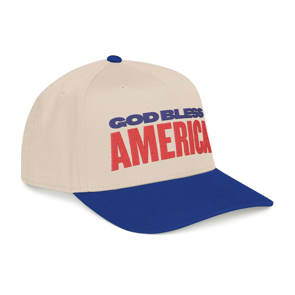 GOD BLESS AMERICA Mid Profile Baseball Cap