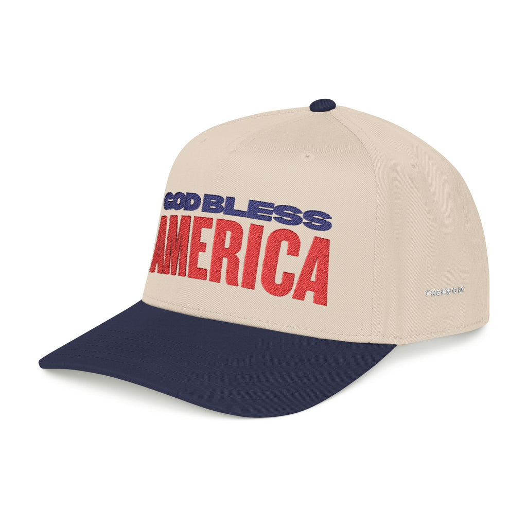 GOD BLESS AMERICA Mid Profile Baseball Cap