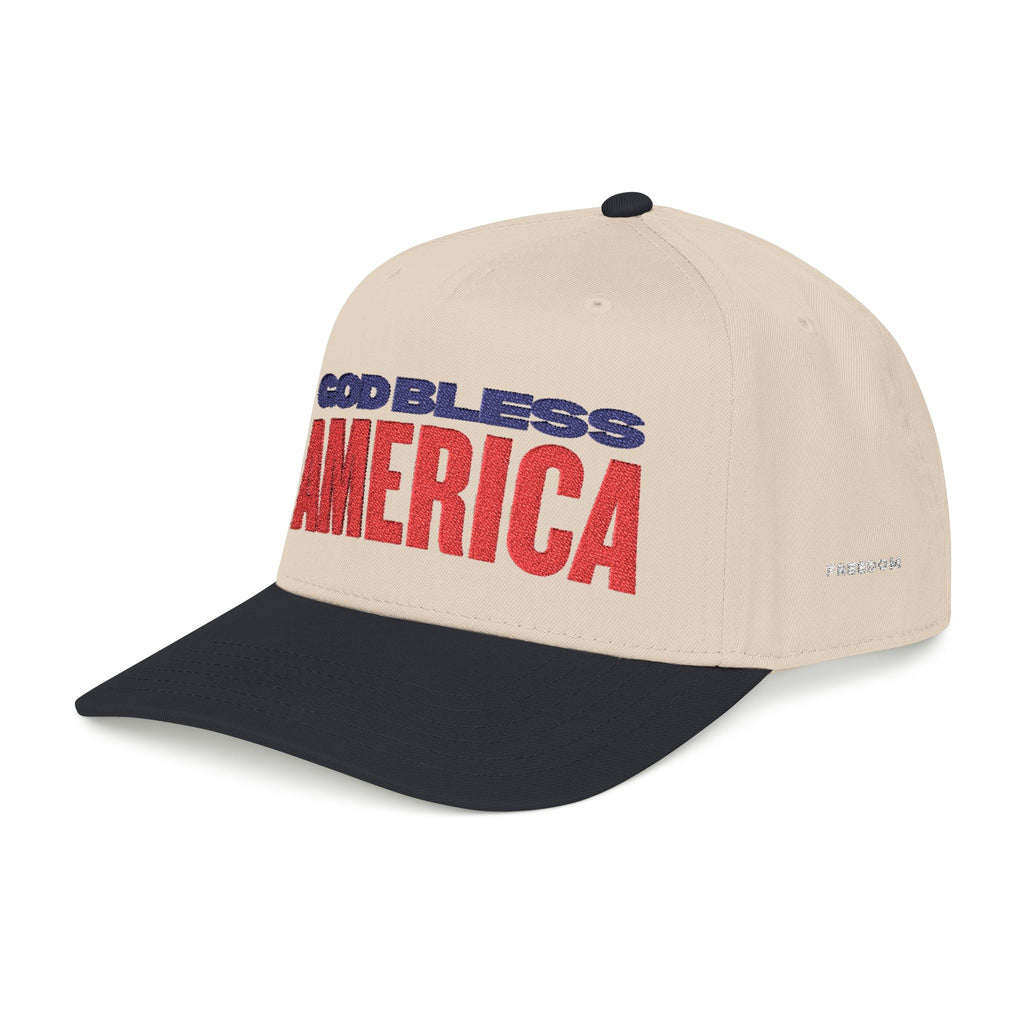 GOD BLESS AMERICA Mid Profile Baseball Cap