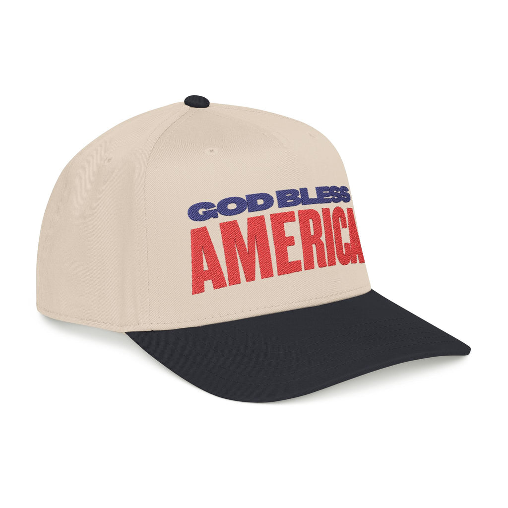 GOD BLESS AMERICA Mid Profile Baseball Cap