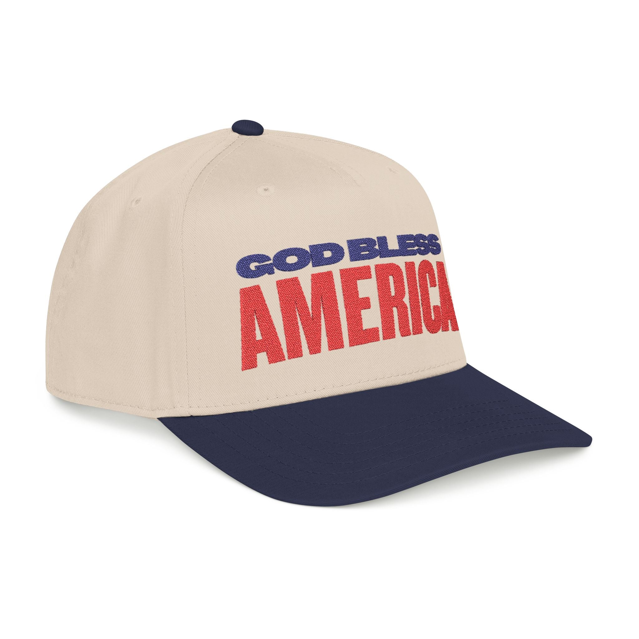 GOD BLESS AMERICA Mid Profile Baseball Cap